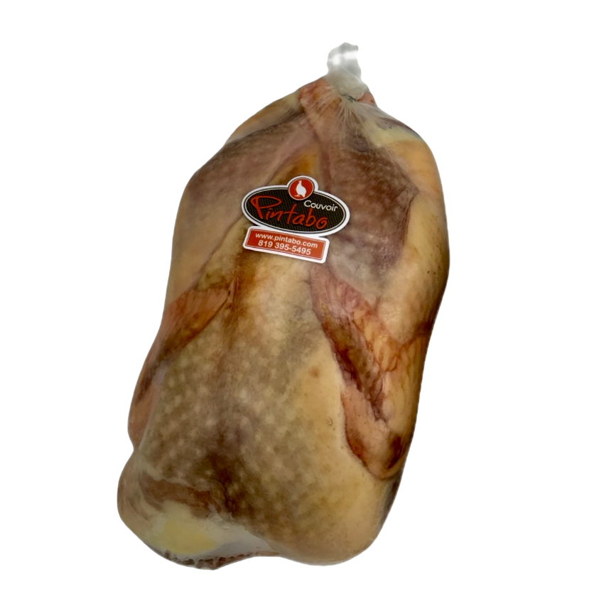 Pintades entières congelées